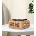 Pikkukuva 2 / 3: Puujyvä vinyylilevy bluetooth-kaiutin levysoitin luova langaton bluetooth-ääniradio lahja