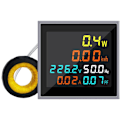 Miniatyrbild 1 av 5: Mini energimätare Ca 1-fas 110v 220v 100A voltmeter amperemeter Wattmeter Frekvenstestare HD LCD-display Effektfaktor Volt amp Monitor