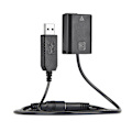 Miniatyrbillede 1 af 3: Np-fw50 Dummy Batteri + DC Power Bank (5v 2a) USB Adapter Kabel Udskiftning Til Ac-pw20 Til Sony Nex-3/5/6/7 Serie A33 A37 A35 A55 A7 A7r A7ii