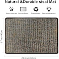 Miniatyrbild 2 av 5: Kattklösningsmatta - Sisal, Hållbar, halkfri, lämplig för golvvärme, klovård, sisalmatta för vägg och golv (slumpmässig färg) 40 x 60 cm