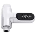LED-display duschtermometer automatisk elmonitor temperaturmonitor för vård