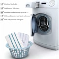 Pikkukuva 4 / 5: 5 suorakulmaista mikrokuituista puhdistustarviketta Black Steam Mop+Decker -höyrymoppiin - korvaava FSMP20 - malleihin FSM1630, FSM1616, FSM1605, FSMH13E5, FSM1321, FSM