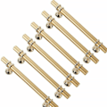 Miniatyrbillede 1 af 5: 6 stk. guld møbelgreb guldgreb - køkkendørgreb messing skuffegreb guld møbelgreb centerafstand 160mm
