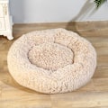Pikkukuva 1 / 5: Donitsi kissan ja koiran peti, taupe pitkä turkis, ulkohalkaisija 40CM350g
