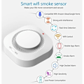 Miniatyrbild 2 av 5: Rökalarm för hemmet rökdetektor tuya intelligent wifi brandvarnare