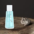 Miniatyrbillede 2 af 4: (76 × 76 × 156) Vandflaske til hamster, vandflaske til kæledyr, dekoration, hygiejnisk kæledyrskedel, flaske af