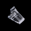 Miniatyrbild 4 av 5: 10-pack transparenta nagelklämmor för nagelförlängning, transparenta polygel-nagelklämmor för snabb montering för manikyr och nagelkonst