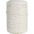 Miniatyrbillede 1 af 5: 3 mm x 200 m, 100 % bomuldsgarn til makrame, makrame reb til strikning, gør-det-selv vægophæng, planteophæng, gaveindpakning, beige