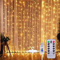 Miniatyrbild 1 av 5: LED ljusslinga, 300 LED USB LJUSSLINGA MED FJÄRRKONTROLL Dekorativ Inomhusbelysning Fyrfärg Inomhusbelysning