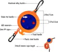 Miniatyrbillede 2 af 5: Camping Retractable Clothesline