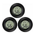 Miniatyrbillede 1 af 5: 3-pak Hygrometer Digitalt Termometer LCD-skærm Fugtighedsmåler til Affugter Form Form Babyværelse Drivhus