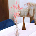 Miniatyrbillede 2 af 4: Naturlige tørrede blomster 60 stk. tørrede pampe pampe forkælede stængler kaninurt til bryllupsdekorationer buket blomsterarrangementer guirlande af nol indretning derhjemme