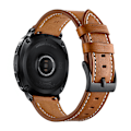 Miniatyrbillede 2 af 3: Læderrem, ægte læderrem, egnet til Samsung Watch 3/4, 22mm (brun)