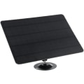 Miniatyrbilde 2 av 5: Mikrousb solcellepanel 10W 5V 2000mAh 360 graders rotasjon Vanntett veggmontert monokrystallinsk silisium solcelleplate for USB-kamera, modell: Svart