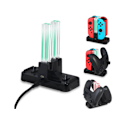 Miniatyrbilde 2 av 3: Bryter Pro-kontrollerlader for Nintendo Switch ladestasjon med LED-ladeindikator