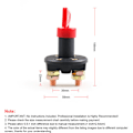 Miniatyrbild 4 av 4: Universella batteribrytare Insistor Huvudbrytare för batteriinspektör isolatorbrytare isolator strömavstängning lämplig för bilen