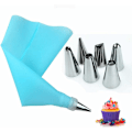Miniatyrbilde 1 av 5: 8 stk konditorsprøytetips, 304 rustfritt stål sprøytepose dekoreringstilbehør kakedekorering for pai, kjeks, bakverk, godteri, kake, cupcakes og C