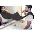 Miniatyrbilde 1 av 5: Skjeggtrimmer-oppsamlingsforkle, barberingsforkle for menn med 4 sugekopper