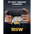 Miniatyrbild 4 av 5: 180 graders vinkel USB C-adapter 2-pack, U-formad USB-C till USB-C-omvandlare med PD 100W snabbladdning 4K-video, USB C vinklad förlängningsadapter