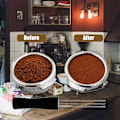 Miniatyrbillede 3 af 5: 2 stk. Kaffe Espresso Agitator Dispenser Malet Kaffeomrører Kaffe Mixer Agitator Værktøj Espresso Dispensering Værktøj Leveres med rengøringsbørste