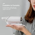 Miniatyrbillede 3 af 5: Foldbar bærbar dampstrygejern med vandtank adskilt fra 120 ml mini mini rejsestrygejern til tøj i strygestof til at hænge eliminering af let s
