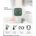 Miniatyrbild 3 av 5: 5 delar termometer Digital inomhus hygrometer, komfortnivå, liten högprecisions digital hygrometer termometer, baby sovrumstermometer