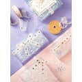Miniatyrbillede 2 af 3: Pink - 1 stk, 19mm Krans Sheer Jule Sne Sheer Bånd - 19mm x 9m