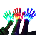 Miniatyrbild 2 av 5: LED-handskar, LED-multifärgade blinkande handskar, blinkande skelettfärgade handskar, lysande LED-handskar, för vuxna Halloween jul födelsedagsfest