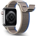 Pikkukuva 1 / 5: Sininen harmaa Trail Loop -hihna, yhteensopiva Apple Watch Ultra 41/40/38 mm:n kanssa, vaihtohihna yhteensopiva iWatch Series 8/7/6/5/4/3/2:n kanssa