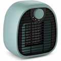 Miniatyrbillede 1 af 5: 1000W bærbar varmeblæser Lille elektrisk varme hurtig opvarmning hurtig justering med to hastigheder, grøn