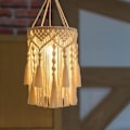 Miniatyrbillede 3 af 4: Boho lampeskærm Hængende Boho Pendel Lampe til stikkontakt Boheme hængelamper