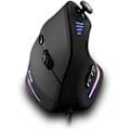 Miniatyrbillede 1 af 5: Mus, Ergonomisk USB-kablet vertikal mus med [5 D Rocker] [10000 DPI] [11 programmerbare knapper], RGB Gaming Mus til Gamer/PC/Laptop/Computer