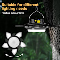 Miniatyrbillede 4 af 4: Genopladelig LED Camping Lanterne, 5 Tilstande Vandtæt Teltlys, Bærbar Teltlys med 2000mAh Powerbank til Udendørs, Vandreture