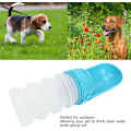 Miniatyrbillede 3 af 5: Silikone kæledyrskedel 350ml bærbar sammenklappelig kedel til hunde katte lavet af silikone blå