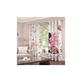 Miniatyrbillede 2 af 5: Mørklægningsgardiner Termisk Isolering Hvid Pink Gul Sommerfugl Fe 1 Stykke Soveværelse Baby Pige Rideau Salon Moderne Design 100x140cm