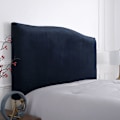 Miniatyrbillede 3 af 4: Navy blå 150 cm - til seng 140-170 cm Elastisk sengegavl betræk til sengegavl