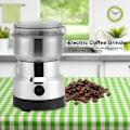 Miniatyrbilde 2 av 5: 220V elektrisk kaffekvern, kaffebønneknuser mat rustfritt stål knuser kaffekvern og elektrisk mikser for kaffekorn linfrø nøtter krydder og annet