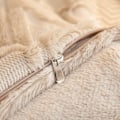 Miniatyrbilde 4 av 5: 6 stk hvite myke plysj ull korte fløyel dekorative putetrekk luksusstil for sofa soverom hvite 45 x 45 cm