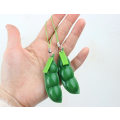 Miniatyrbilde 3 av 5: Nøkkelring, 3-pak Squishy Bean Squishy Nøkkelring Squishy Soybean Squishy for Kids Adluts Pea Toys Fidget Toys for Pendants Angst Anti Stress