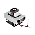 Miniatyrbilde 1 av 5: 12V Termoelektrisk DIY Peltier Kjøling Kjølesystem Kit, Halvleder Kokeledningsmodul + Radiator + Vifte + TEC1-127