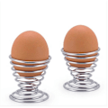 Miniatyrbilde 2 av 4: Sett med 6 kopper med skall i rustfritt stål for oppbevaring av hardkokte egg, fjærbrett, frokostsett for kjøkkenet