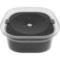 Miniatyrbillede 1 af 5: Sort - Spildsikker hundeskål, vandskål til kæledyr, 2L langsom drikkevandsdispenser, kæledyrsvenlig, bærbar rejsevandskål, til hunde/katte (1 stk)