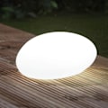 Miniatyrbillede 1 af 5: Udendørs solcellelamper, udendørs solcellelamper, solcellelamper til haven 40 cm, solcellehavekugle med 16 tilstande, IP67 vandtæt, 40 x 30 x 16 cm. [Energiklasse