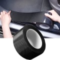 Miniatyrbillede 1 af 4: 7*10M Carbon Fiber Sticker Stødfangerbeskytter, Vandtæt Selvhæftende Anti-Scratch Sticker Strimmel - Bil Dørtrin Sticker til Motorcykler, Computere,