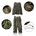 Pikkukuva 3 / 3: Ghillie-puku, 3D-naamiointi metsästysvaatteet naamiointikumilla