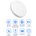 Miniatyrbillede 5 af 5: Røg- og WiFi 2-i-1 CO-detektor med røg- og kuliltealarm, lys- og lydindikator, røg-/smart batteridetektor til hjem, seng