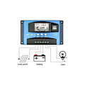 Miniatyrbillede 3 af 4: MPPT 40A Solar Charge Controller, 12V 24V USB Solpanel Batteri Controller Intelligent Batteri Regulator med LCD Display (40A)