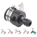 Miniatyrbillede 4 af 4: Universal vandhanekobling vandhaneadapter med hurtig montering, multifunktionel, holdbar, fleksibel vandslange vandhanekobling