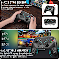 Miniatyrbild 4 av 5: Trådlös handkontroll för Switch/Switch Lite/Switch OLED/iOS/Android/Windows, Switch-handkontroll med väckning/programmerbar knapp/justerbar turbo och