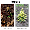 Miniatyrbillede 4 af 5: Plantebor 1,6x16,5 tommer forlænget havebor til plantning af løg blomster plantebor til 3/8 tommer sekskantet sneglebor